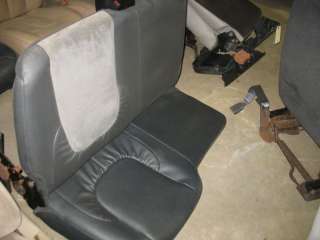 DODGE RAM BLACK LEATHER 2ND ROW SEAT SEATS BENCH 60  