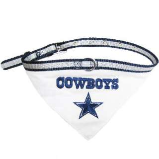 Dallas Cowboys NFL Dog Collar Bandana   L  