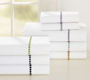 HOTEL Pearl Embroidered DUVET COVER SET King Espresso  