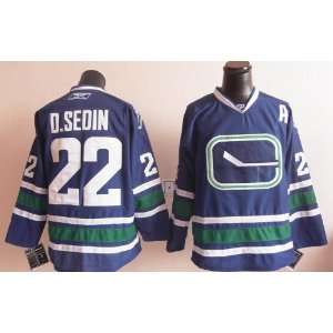 Daniel Sedin Jersey Vancouver Canucks #22 Third Blue Jersey Hockey 