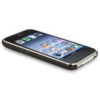 Clear Case+Smoke Hard Slim Fit Cover For iPhone 3G 3GS  
