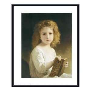   Story Book   Artist Adolphe William Bouguereau  Poster Size 28 X 22