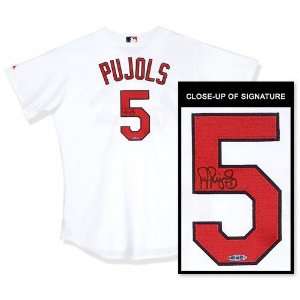 Albert Pujols Autographed Jersey: St. Louis Cardinals Home/White 