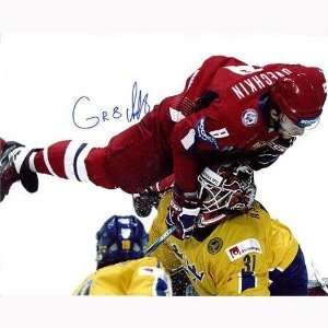 Alexander Ovechkin Signed Team Russia 16x20 w/ GR8 Insc.   Autographed 