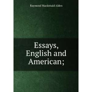   and American; Raymond Macdonald Smith, Robert Metcalf, Alden Books