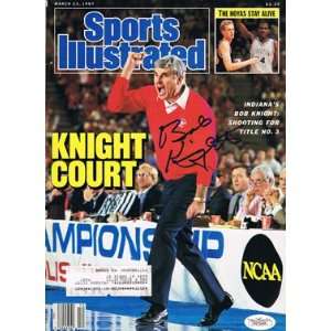 Signed Bobby Knight Indiana Sports Illustrated SI JSA COA Bobby Knight 