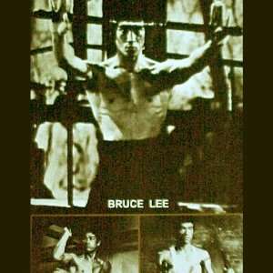 Bruce Lee With Chucks Poster