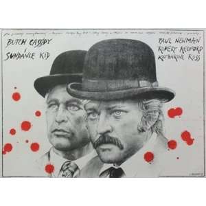 Butch Cassidy and the Sundance Kid PREMIUM GRADE Rolled CANVAS Art 