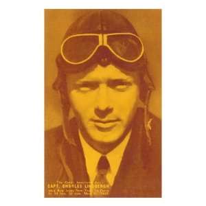  Charles Lindbergh Giclee Poster Print, 24x32
