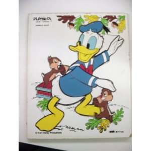 Vintage Donald Duck Playskool Wood Puzzle: Everything Else