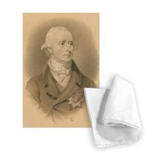  Sir Philip Francis (engraving) by George   Tea Towel 100 