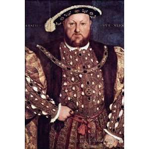  King Henry VIII, by Hans Holbein the Younger   24x36 