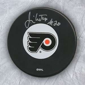 Jim Watson Philadelphia Flyers Autographed/Hand Signed Hockey Puck