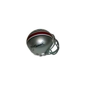  Jim Tressel OSU Replica Mini Helmet (CH Auth) Sports 