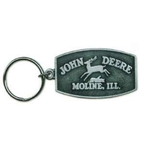  John Deere Pewter Key Chain