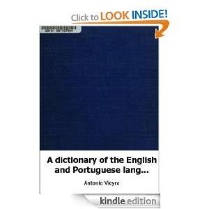 dictionary of the English and Portuguese languages Antonio Vieyra 