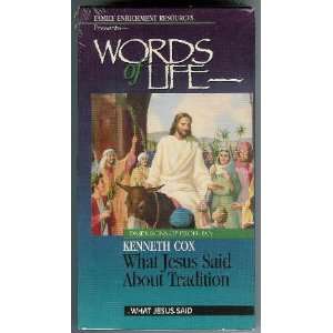   of Life What Jesus Said About Tradition VHS Kenneth Cox Movies & TV