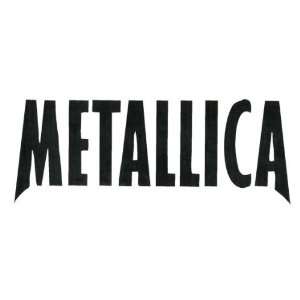  Metallica   Black Letters Decal Automotive