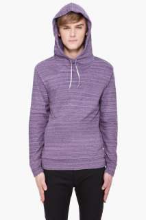 Paul Smith Jeans Violet Hooded Sweatshirt for men  