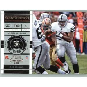   Michael Bush   Oakland Raiders (ENCASED NFL Trading Card): Sports