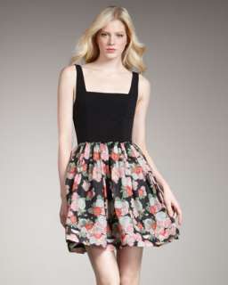 Alice + Olivia Floral Print Dress  Neiman Marcus