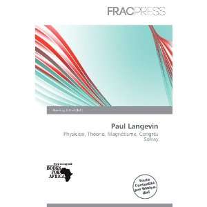  Paul Langevin (French Edition) (9786200520036) Harding 