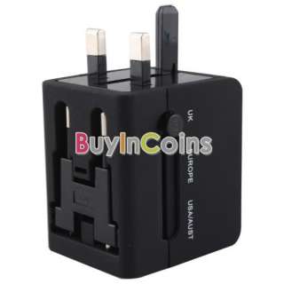   Universal Power Adapter Socket AU/EU/US/UK Dual USB Port #3  