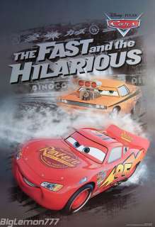CARS The Fast And The HILARIOUS Disney Movie Poster  