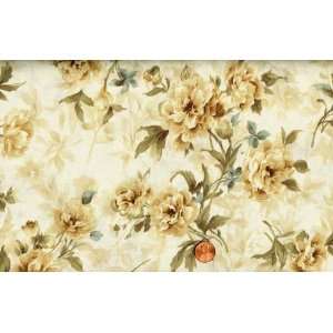  Robert Kaufman Climbing Roses on Ivory Cotton Fabric By 