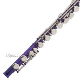 NEW MENDINI PURPLE STUDENT C FLUTE +Everything You Need  