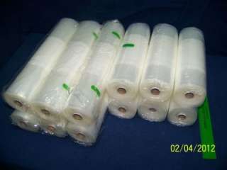 12 ROLL COMBO bags for FOODSAVER  Vacuum seal VACSTRIP  