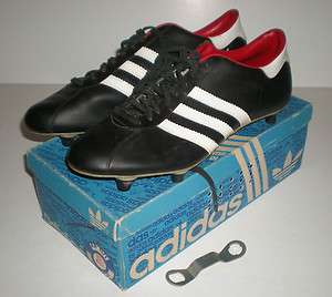   1970s Adidas VALENCIA Mens 10.5 w/ Box Soccer Boot Shoes Cleats  