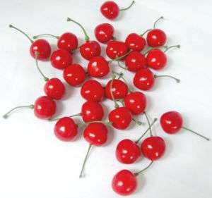   Cherry Cherries Decorative Plastic Artificial Fruits PARTY XMAS  