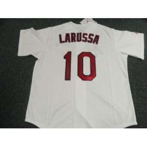Tony LaRussa Autographed Jersey   2011 World Series #10 St Louis 