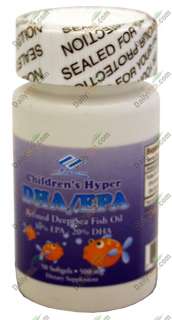 NuHealth Childrens Kid Hyper DHA EPA 506 mg 50 SGels  