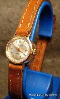 50s SIGMA VALMON GENEVE WATCH LADIES 18K SOLID GOLD MANUAL NEW OLD 