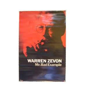 Warren Zevon Poster Mr Bad Example Mr.