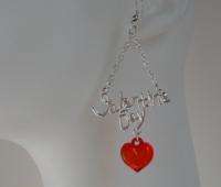Cute Lot of 12 Girls Jewelry Red Pink Heart Valentine Day Dangle 
