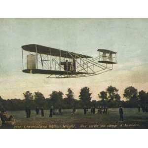  Beautiful Shot of Wilbur Wright Making a Demonstration 