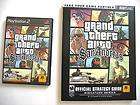 PS2 Playstation 2 Game and Guide Grand Theft Auto San A