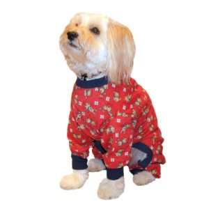   Pet Threads Red Dog Jersey Pajamas for Your Dog, 30 Size