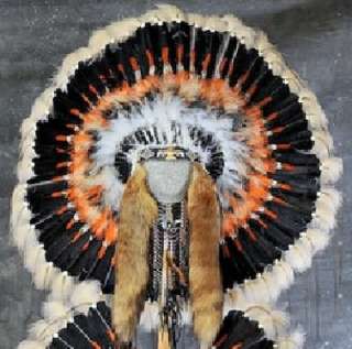 Native American Thunderbird War Bonnet Headdress  