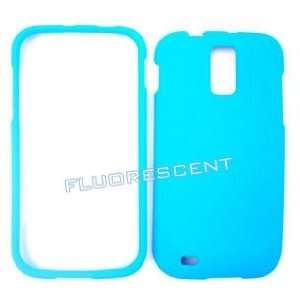  Fluorescent Solid Light Blue Snap On Hard Protective Cover Case Cell