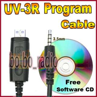 USB Interface cable +software CD for BaoFeng UV 3R UV3R  