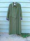 Fab Avoca Collection Wool Trench Coat Scarf 42 16 M L  