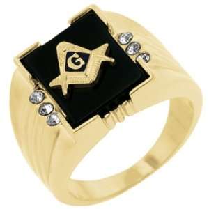  Stunning Masonic Mens Ring (size: 12): Everything Else