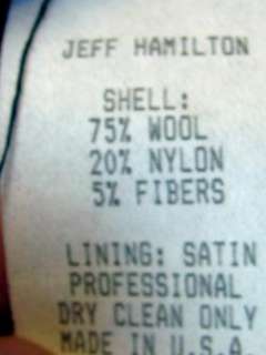   Championship Jacket Circa 2004 Jeff Hamilton Leather & Wool  