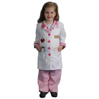 Girls Veterinarian Kids Pet Doctor Costume size 2T  
