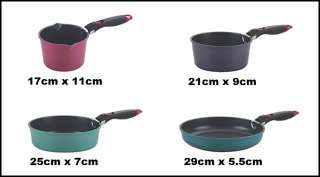 NeoFlam 9pcs Cookware Set, Fry Pan, Pot, Detachable Handle