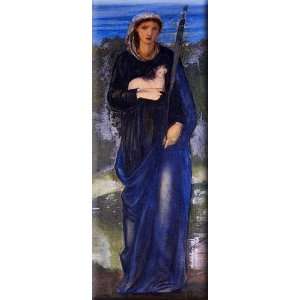  St. Agnes 6x16 Streched Canvas Art by Burne Jones, Edward 